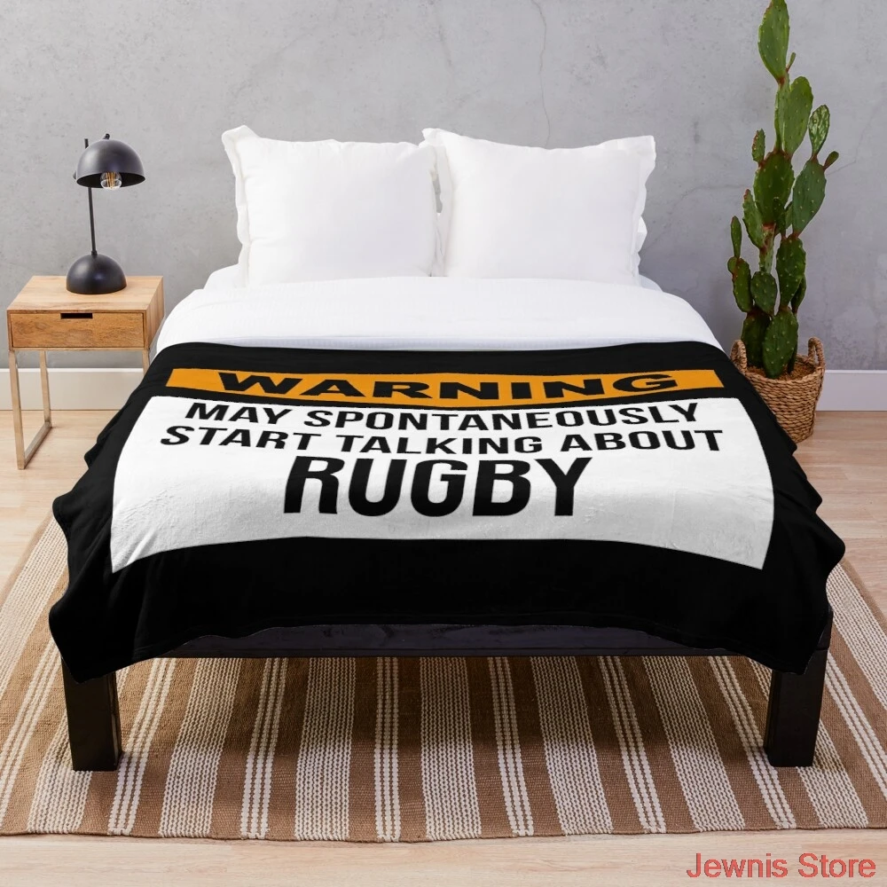 

Rugby Throw Blanket Bedspread Soft Throw Bed Sofa Cover For Kids Child Girls Boys Christmas Xmas Gift