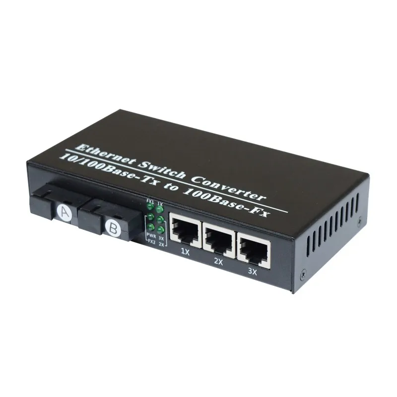 Рисунок 2 - SC 2 волоконный порт + 3 RJ45 10/100M