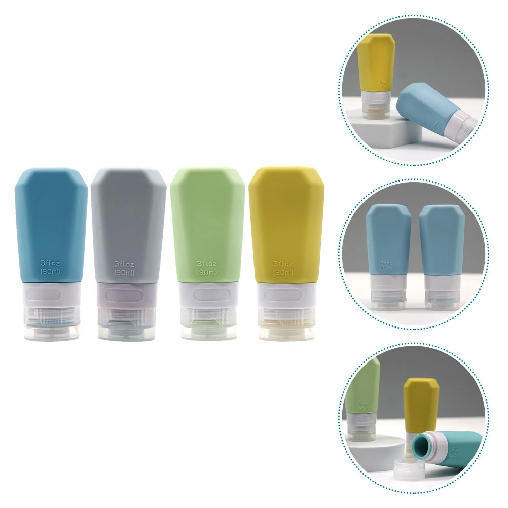 

Travel Bottles Bottle Container Empty Lotion Silicone Squeeze Refillable Containers Shampoo Makeup Tubes Tube Conditioner