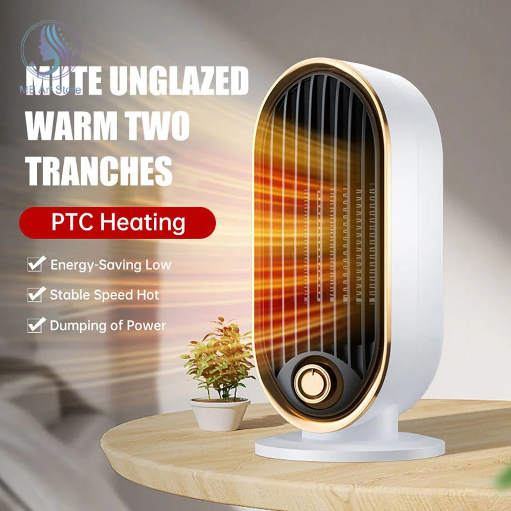 

Mini Portable Heater Compact Personal Low Wattage Fan Heater for Home Office Desktop Warm Air Heater Warmer Fan AU Adaptor