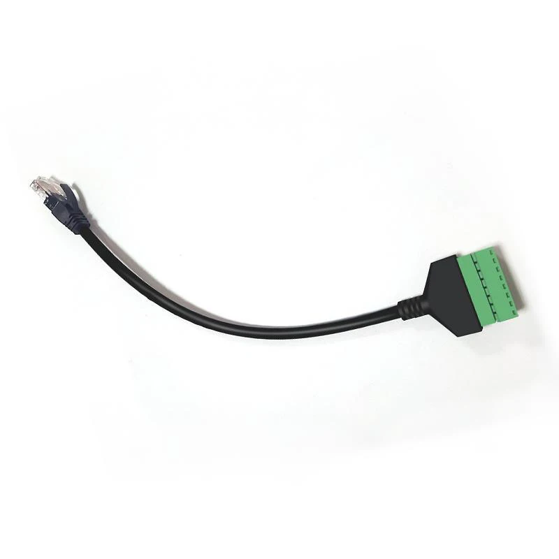 1 шт. 20/30 см RJ45 Ethernet папа на 8-контактный AV-терминал винтовой адаптер конвертер блок