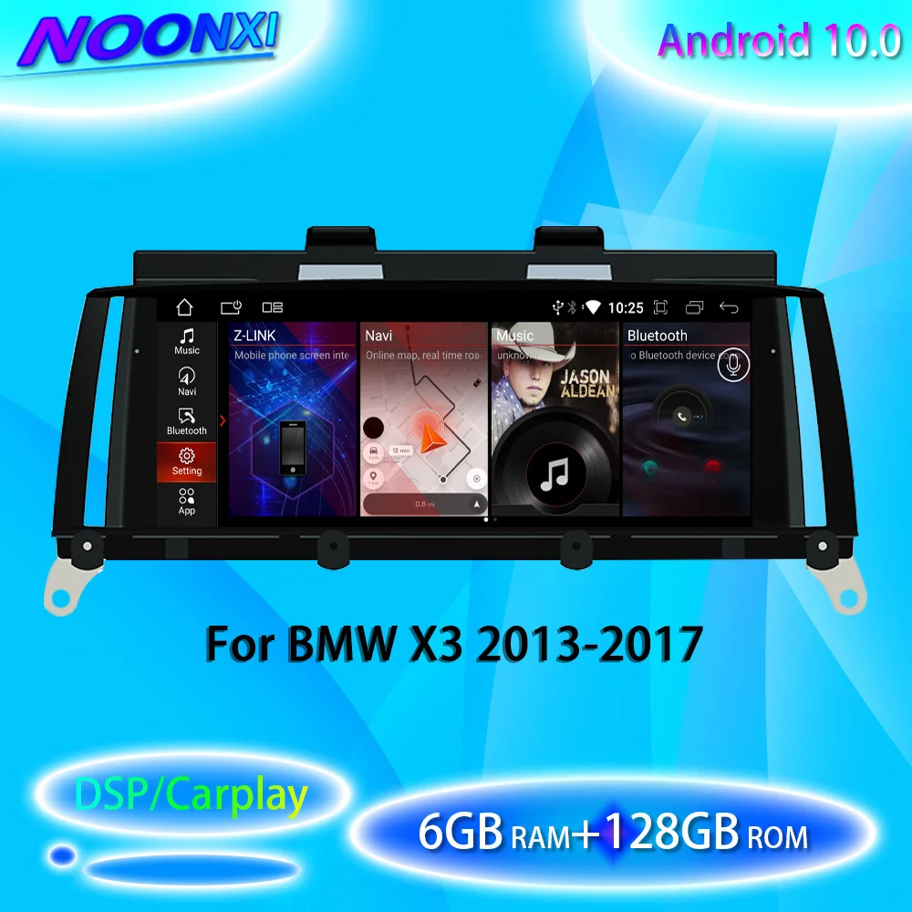 

Автомагнитола для BMW X3, F25, 2010-2014, видеоплееры с IPS экраном, Bluetooth, стереоприемник, автомобильный мультимедиа, Carplay, GPS, 256G