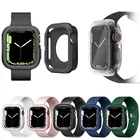 Прочный защитный чехол для Apple Watch 41 мм 45 мм, мягкий ударопрочный защитный чехол из ТПУ для бампера iwatch 7