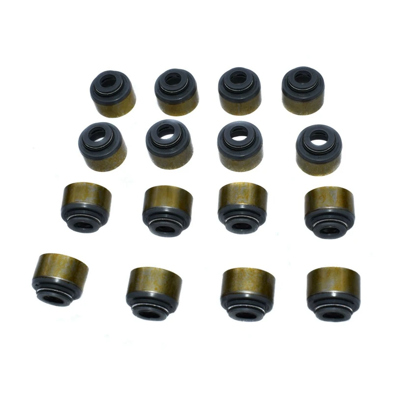

16Pcs Engine Valve Stem Seals Valve Car Valve Stem For Hyundai Kia Tiburon Optima 2.5L 2.7L V6 22224-23500