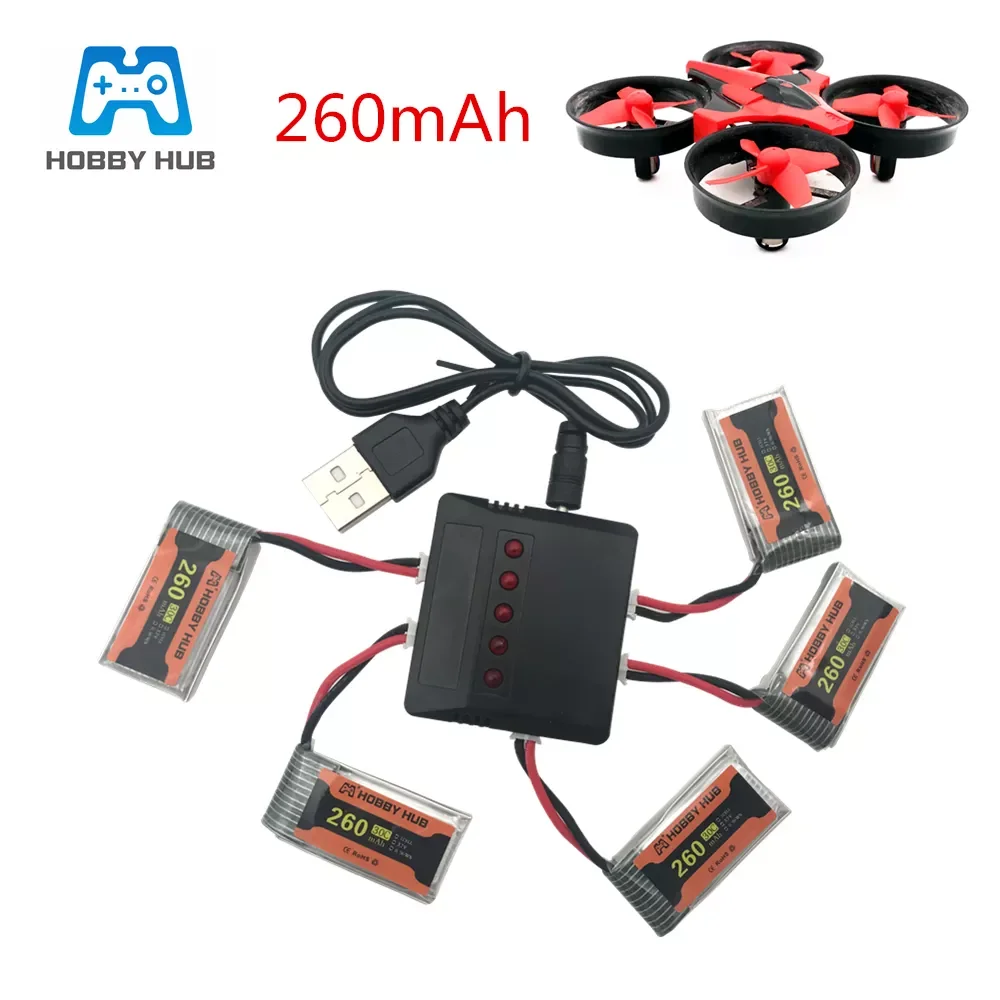 

Battery For JJRC H36 battery 3.7V 260mAh For E010 E011 E013 Furibee F36 NH010 H36 RC Quadcopter Parts Lipo Battery