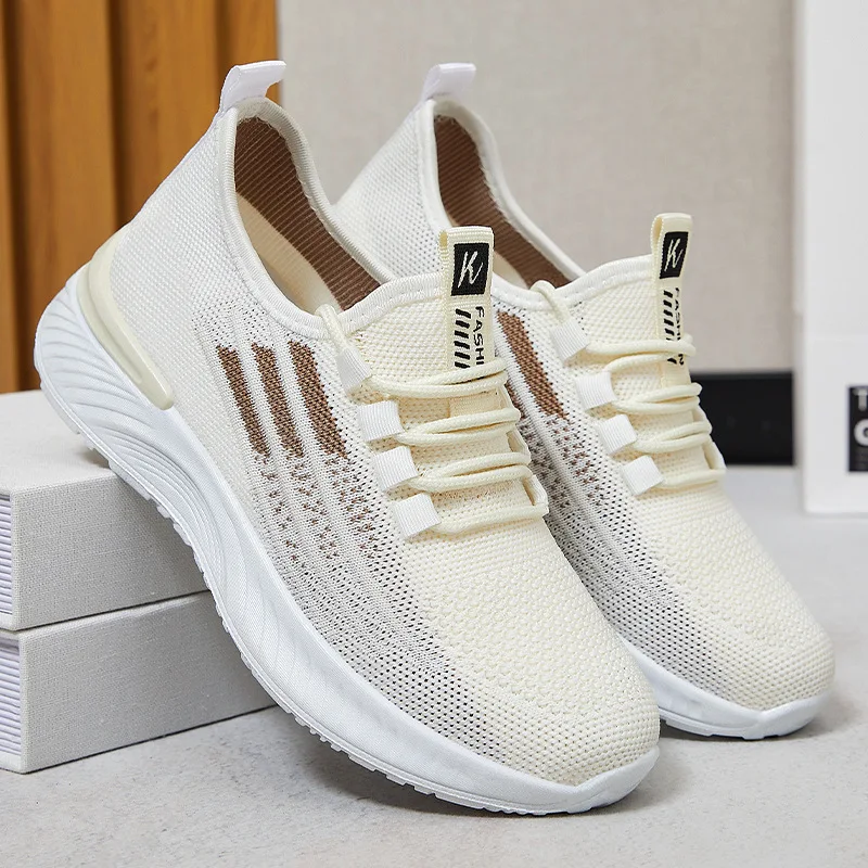 

Womens Shoes 2023 Breathable Mesh Lightweight Casual Shoes Comfortable Platform Shoes Non-slip Women Sneakers Zapatos De Mujer