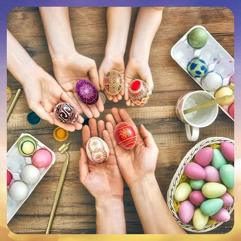 Набор из 6 ручек Pysanka для рисования горячим воском декоративных искусств и