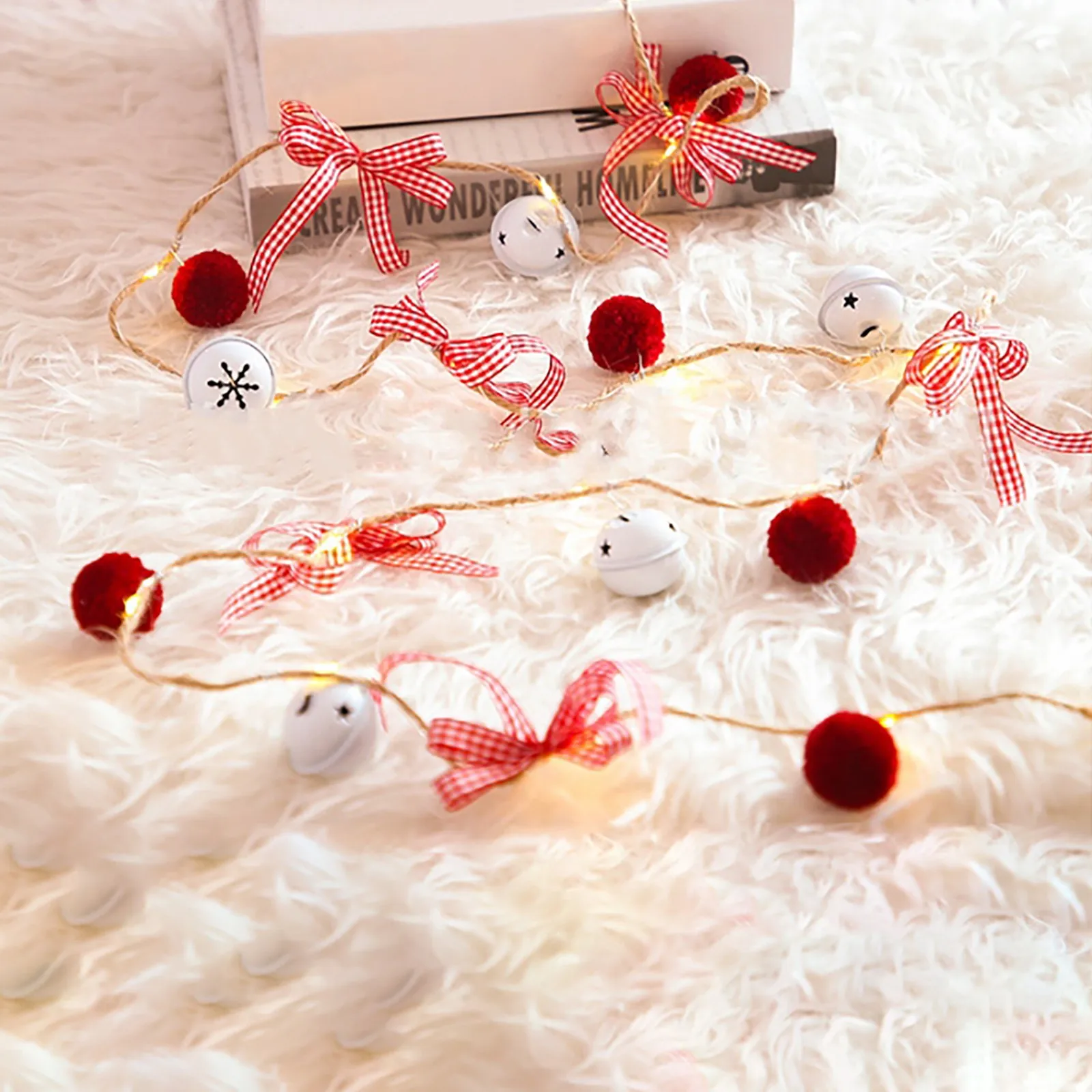 

Рождественское украшение, светодиодный светильник в виде колокольчика, креативный теплый рождественский светильник, модель 100 C9, Прозрачны...