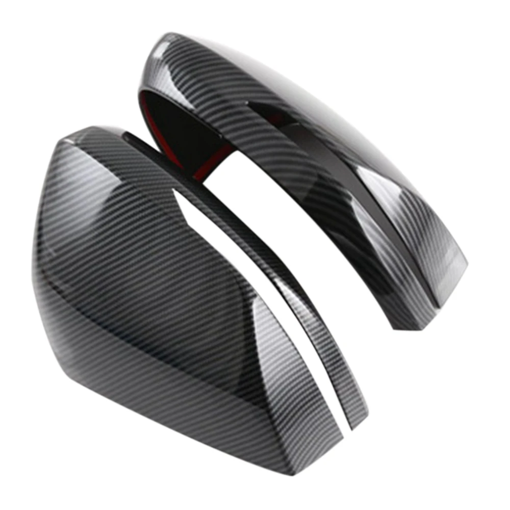 

Car Carbon Fiber Rearview Side Glass Mirror Cover Trim Frame Caps for Kia Sportage NQ5 2021 2022