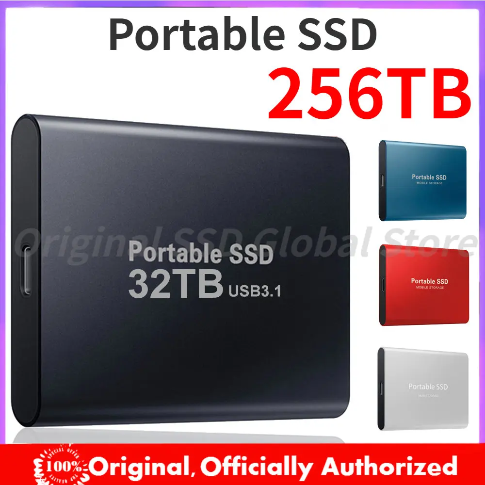 

Metal Portable SSD Sata 2TB 64TB High Speed Disco Duro Externo Pen Drive 4TB 100% Original Usb Flash Drive 16TB 32T Hard Drive