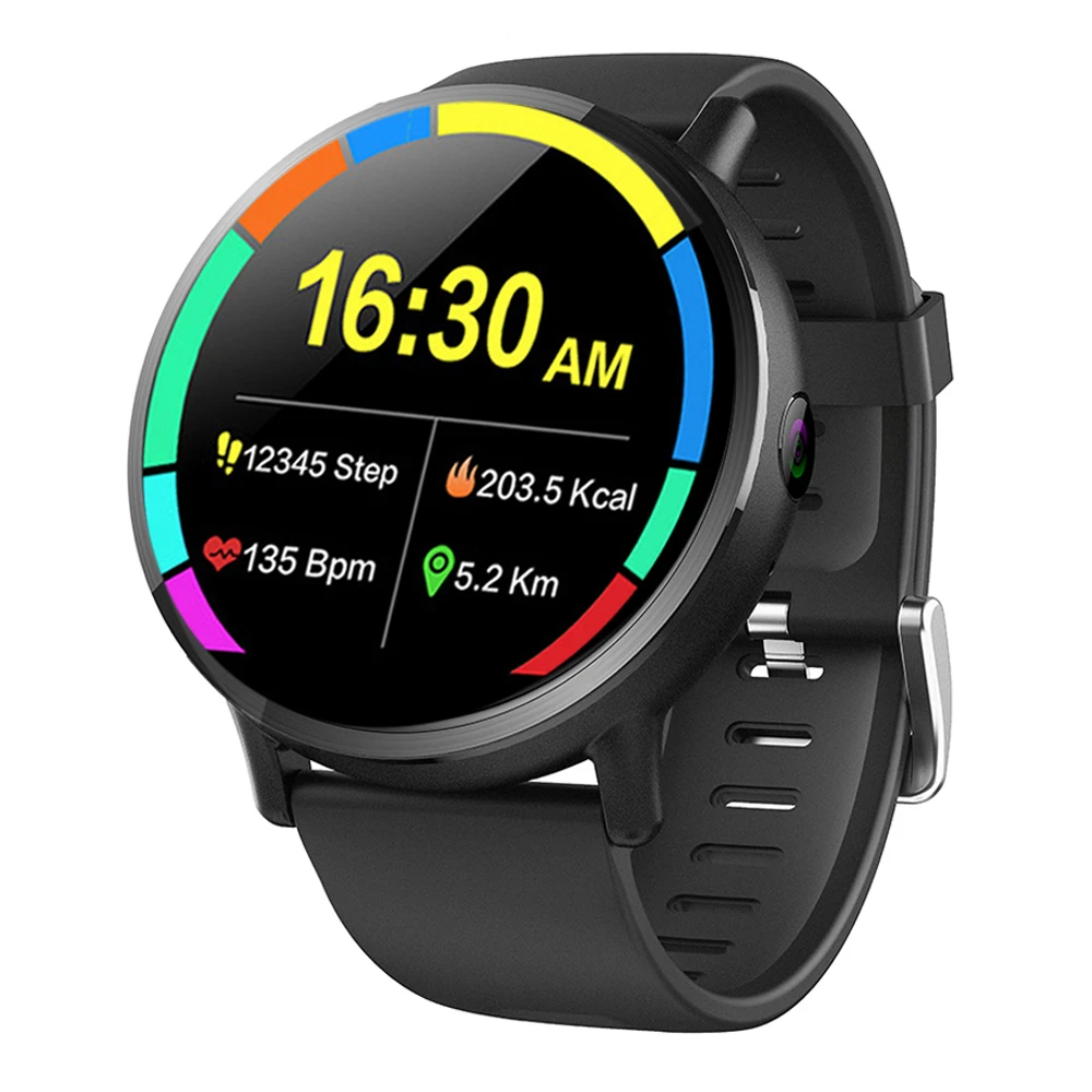 

DOMI latest LEMFO LEM X 4G 2inch android phone SIM call smartwatch heart rate GPS positioning WIFI smart watch for women men