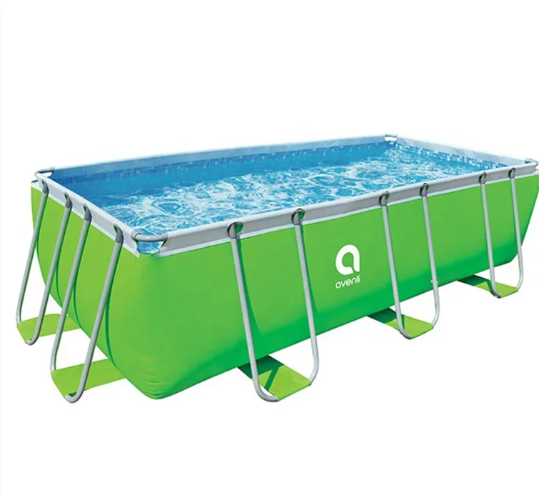

2022 best sales Avenli swimming pool above ground pool pump good price Rectangle Metal Frame Deep Swimming Pool For Family