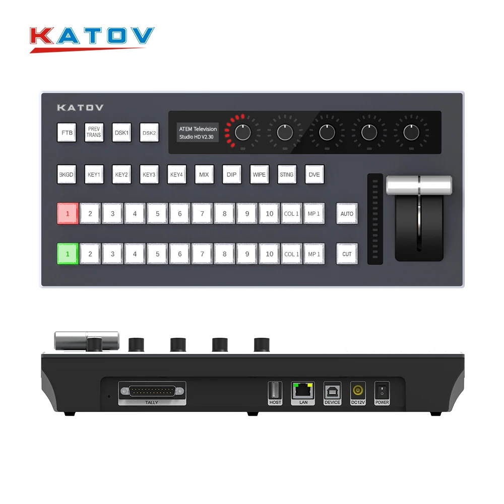 

8 channel IP USB 1080P atem Television virtual Studio Live Production video mixer switcher blackmagic atem mini switcher