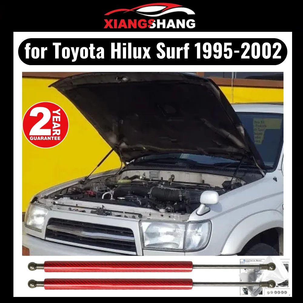 

for 1995-2002 Toyota Hilux Surf KZN185W SUV Front Hood Bonnet Modify Gas Struts Carbon Fiber Spring Damper Lift Support Absorber
