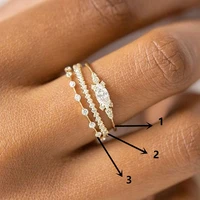 fashion luxury korean zircon rings for women wedding anniversary gift wedding jewelrys party accessories ring