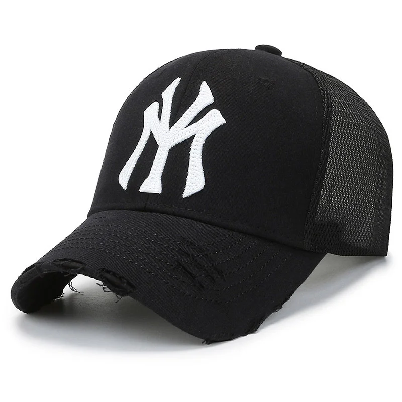 

Винтажная потертая бейсболка, дышащая сетчатая шляпа-тракер, женская спортивная шляпа с защитой от солнца, головной убор
