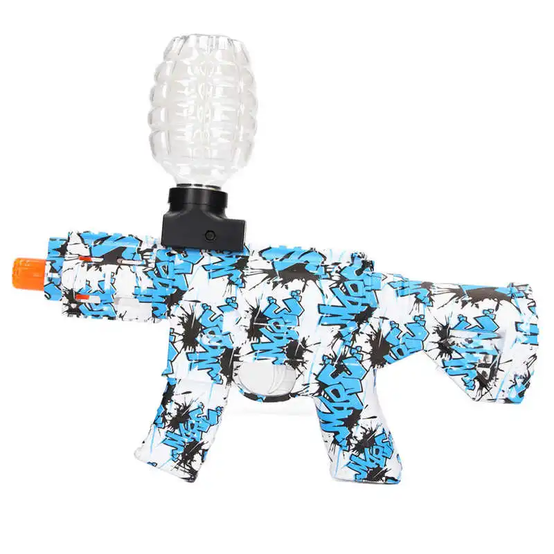 

2 in 1 Electric Water Ball Shooting Toy Gun Plastic 500mah Gel Ball Water Beads Gun Outdoor Shooting Game Toy for Kids 14 Plus