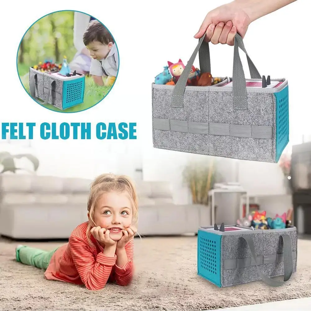 

Dust-proof Outdoor Travel Felt Cloth Storage Bag Foldable Carrying Box For Tonies Toniebox Starter Set Speaker Portabl D8n9