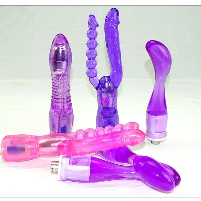 Dildo Machine Accessories Transparent Crystal Simulation Elbow Back Court Solid Black Skin Tone Purple Female Masturbation