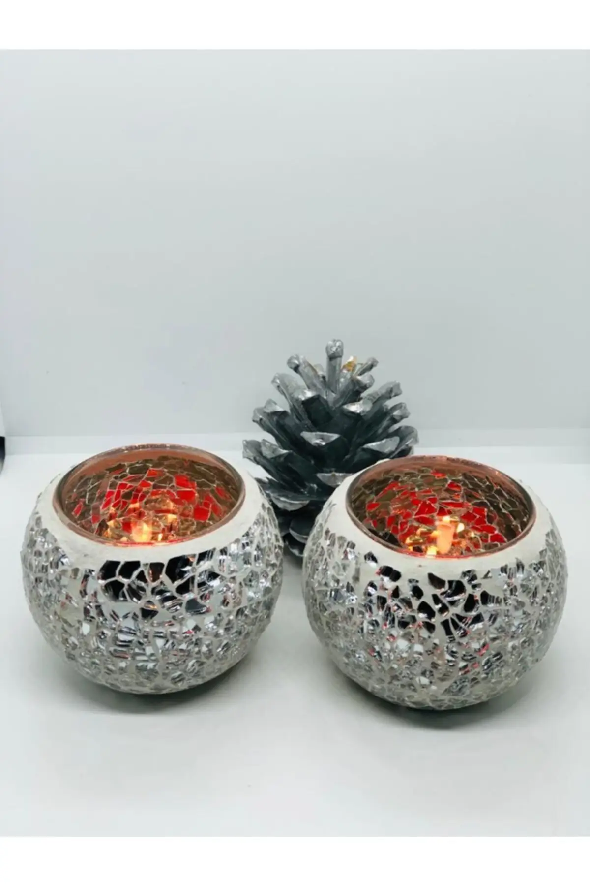 Set Gift Scandinavian Model Handmade Candle Mold Candlestick Vase With Mirror