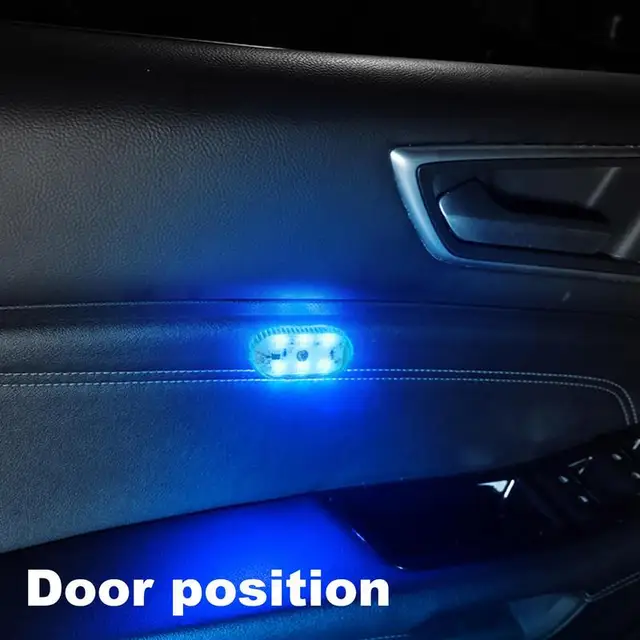 Car Lights Interior Roof 7 Colors Magnetic LED Lights For Car Smart Car Interior Lights Car Interior Ambient Lights For Your Car 5