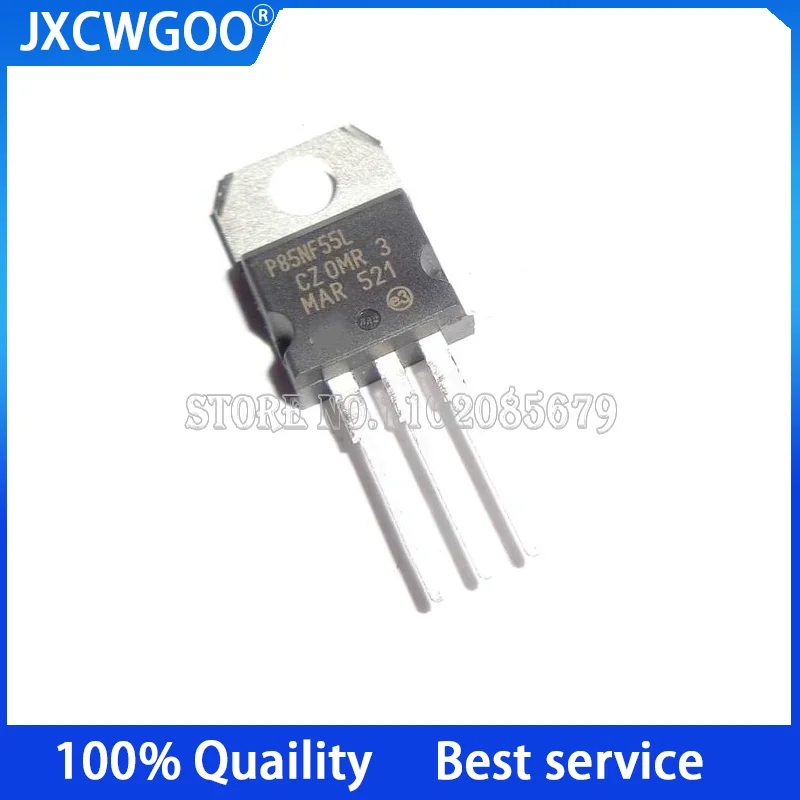 

10 шт. STP85NF55L P85NF55L TO-220 80A 55В MOS новый оригинальный FET