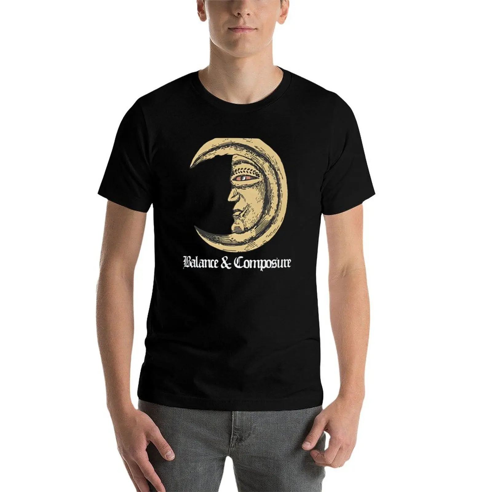 Фото Футболка Balance and Composure Merch Basic Plain Tee для весны и лета №4