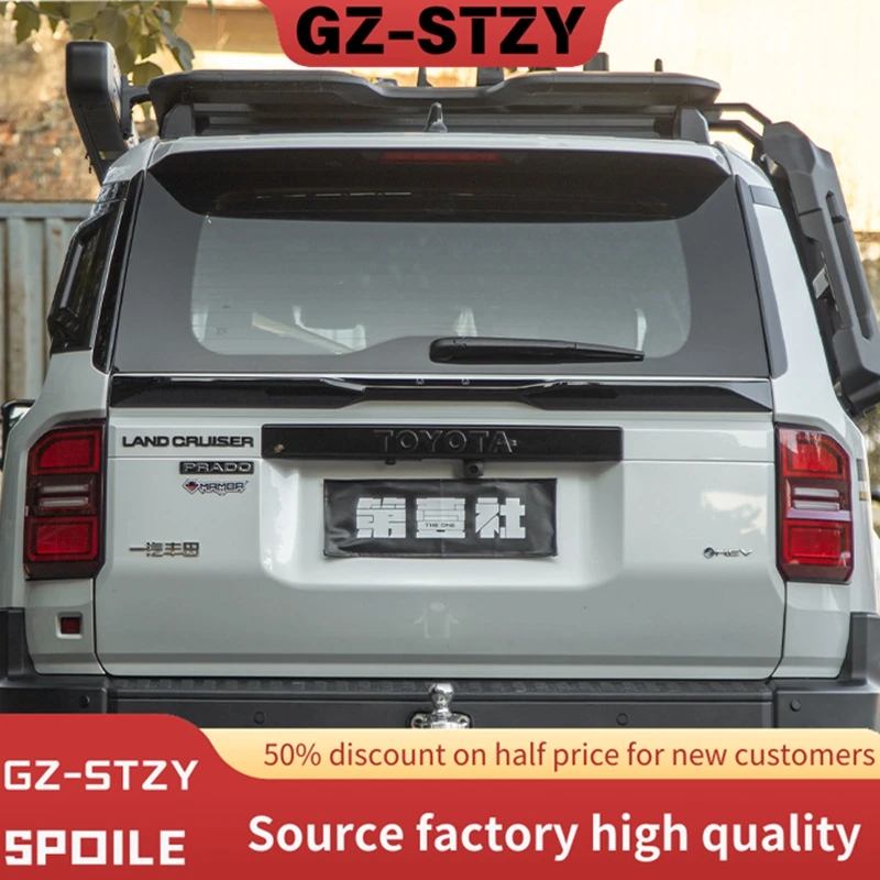 

Для Toyota Land Cruiser 250 Prado Lc250 2024 2025 1958 первого издания задняя дверь среднего крыла модификация хвоста обновленные аксессуары