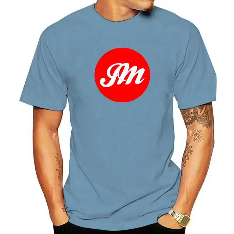 

Модная новинка, Мужская черная футболка с логотипом John Mayer Jm, размер S M L Xl 2Xl 3Xl, большая футболка