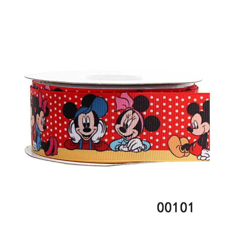 Корсажная лента Disney с принтом Микки и Минни Маус банты для волос сделай сам