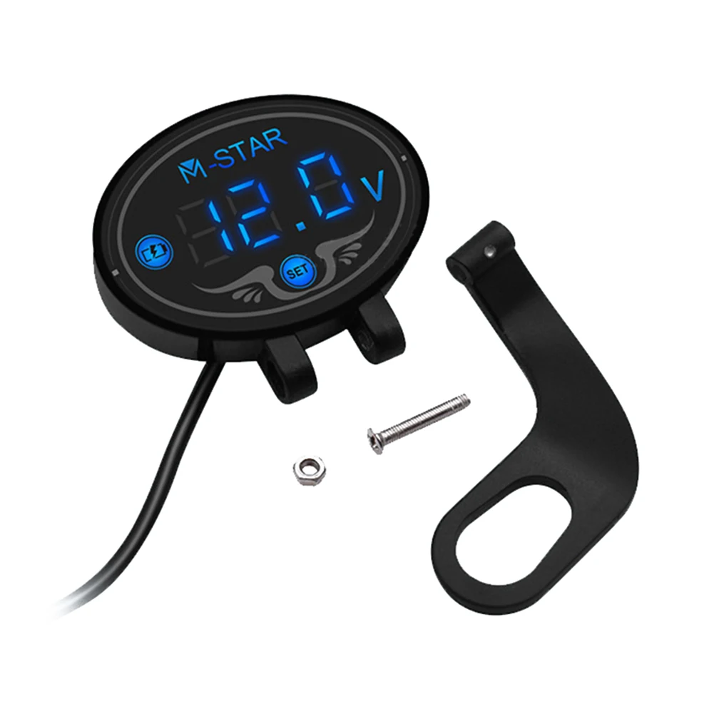 Электронный вольтметр для мотоцикла 12 В пылезащитные водонепроницаемые