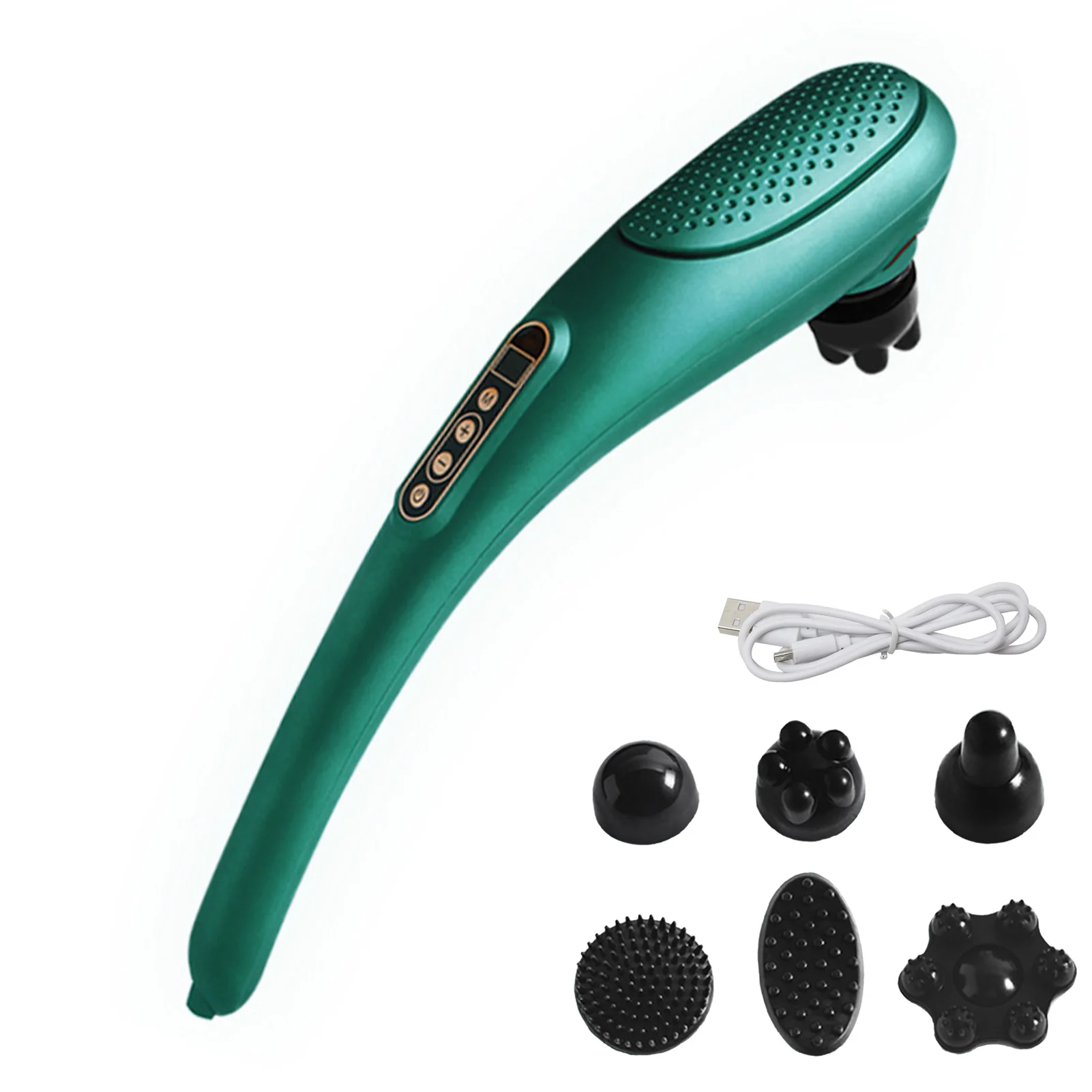 

Массажер Ручной беспроводной для глубокой вибрации и снятия боли, устройство с регулируемыми режимами для рук, шеи и мышц, Электрический дл...