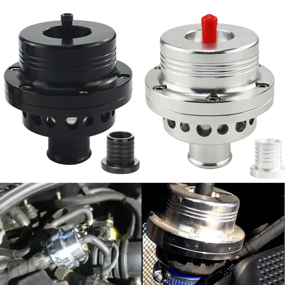 Фото Полированный клапан сброса давления (BOV) 1 дюйм (25 мм) для VW Golf MK4 Jetta A4 B5, двухпоршневой, для турбированных двигателей 1.8T, автомобильные аксессуары. №4