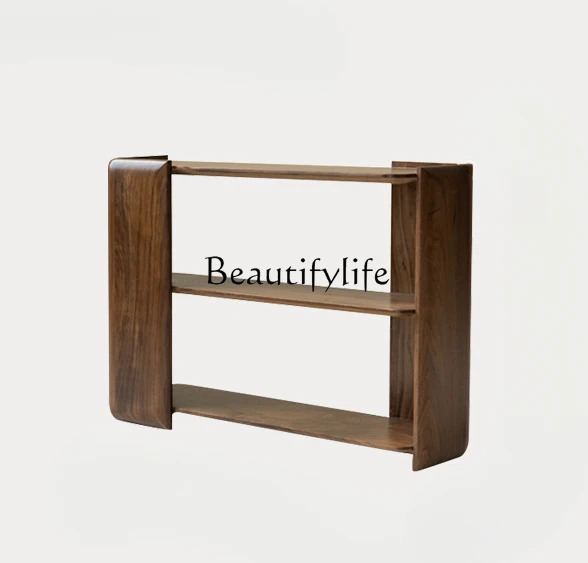 Столик Yuner черный ореховый