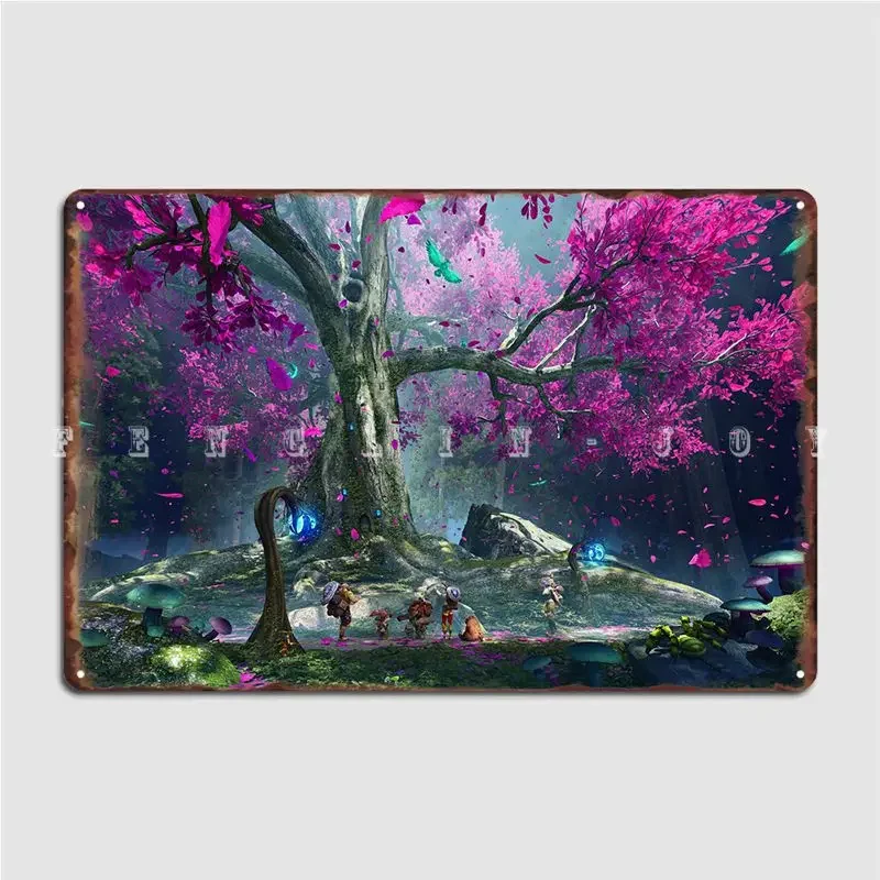 Широкий металлический знак Teldrassil клубная вечеринка индивидуальный декор для