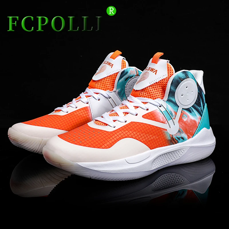 

2022 New Luxury Basketball Boots Men Women Outdoor Basketball Shoes Children High Top Boys Sneakers Brand Shoes