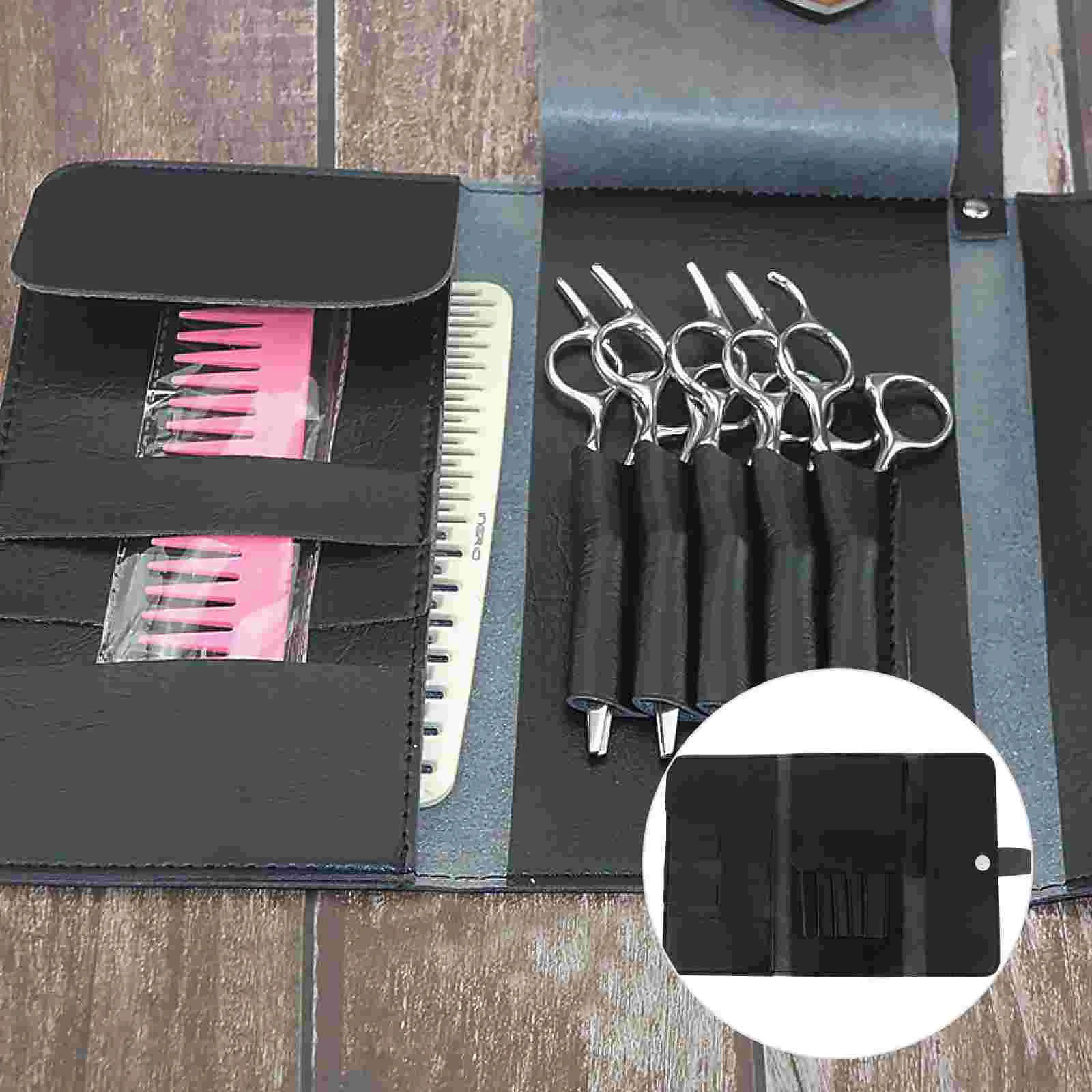 

Scissor Hair Pouch Casefor Tool Holder Stylist Barber Shear Hairdressing Scissors Hairdresser Salon Organizer Travel Container