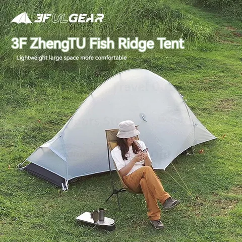 3F UL GEAR ZhengTu1 Портативная сверхлегкая палатка для пешего туризма 1,5 кг, уличная палатка для кемпинга, туризма, 1 человека, водонепроницаемая, большая, космическая палатка, 15D нейлон