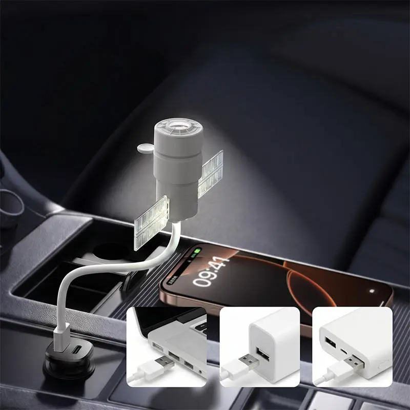 Фото Новый USB-проектор звездного неба с двойным режимом работы, декоративная лампа в форме спутника, подключаемая проекционная лампа, ночник в форме луны для дома, комнаты и автомобиля. №5
