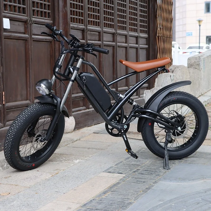 Лидер продаж горный электрический велосипед с толстыми шинами 48 в 750 Вт