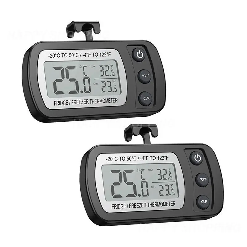 

Electronic Thermometer Hanging Lcd -20-50 Large Screen With Adjustable Stand Kitchen Accessories Tools Temperature Meter Mini