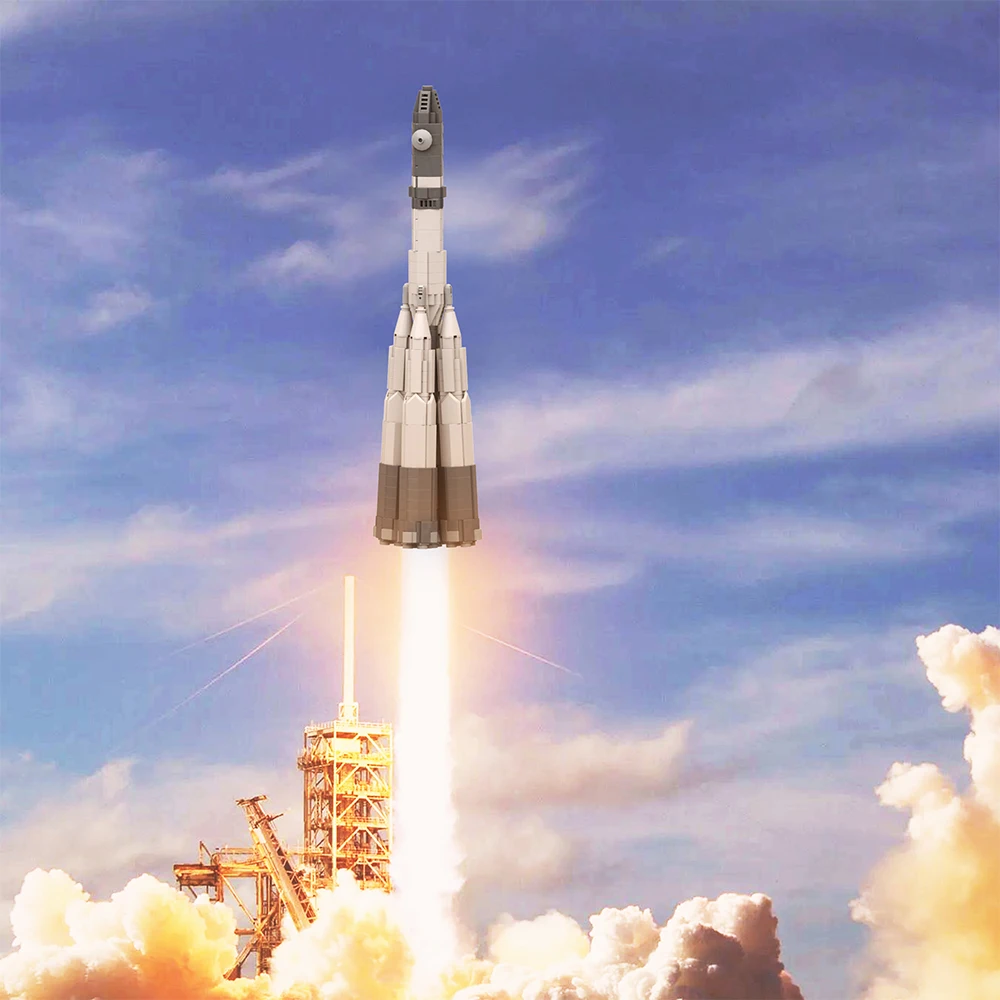 

Конструктор MOC Space, советский конструктор «Луна», модель 1