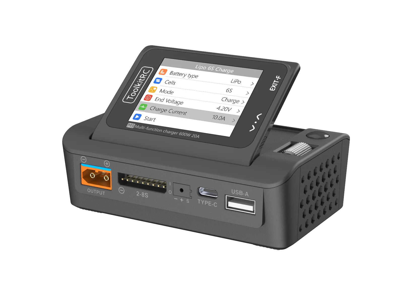 Умное зарядное устройство ToolkitRC M9 600 Вт USB с функцией быстрой зарядки |