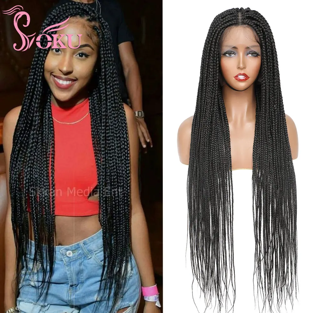 32 Inches Long Dreadlocks Braided Wig Crochet Hair Daily Use For Black Women