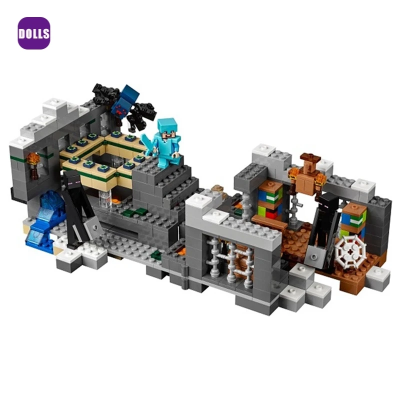 

571pcs Compatible 21124 myworld the end portal building block Toy