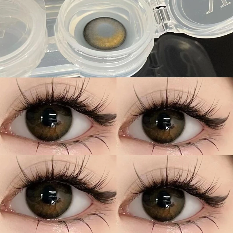 Цветные контактные линзы Mill creek для глаз при близорукости ежегодное