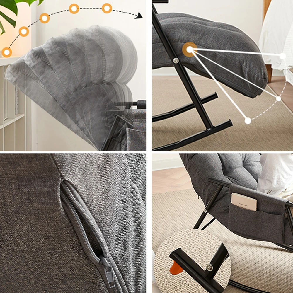 Скандинавские диваны-качалка мягкая мебель для гостиной и дома