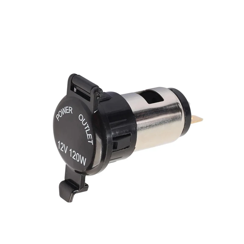 

12 В водонепроницаемый автомобильный прикуриватель розетка питания для мотоциклов лодок косилок тракторов автомобилей с предохранителем и проводом