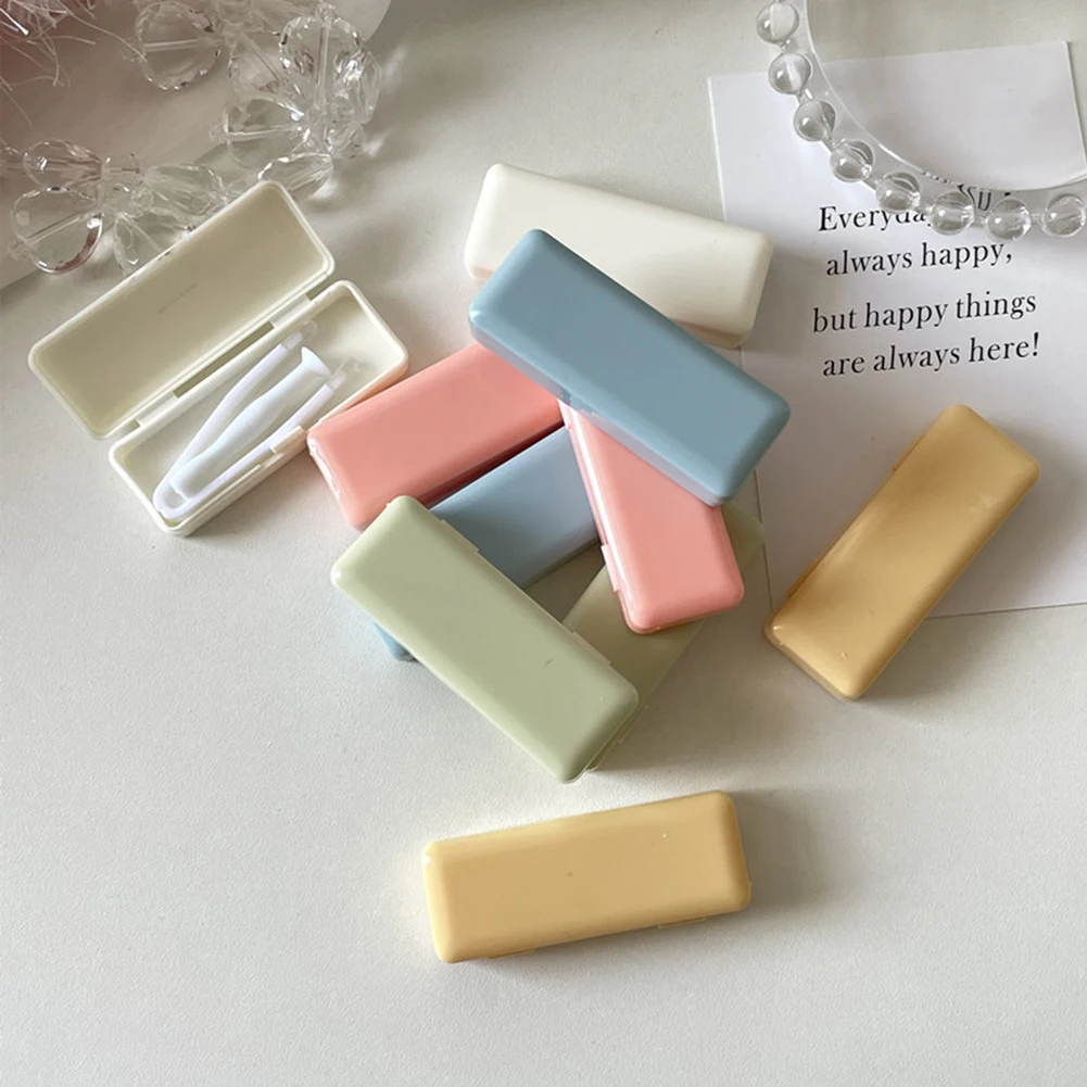 

1Set Remover Contact Lenses Inserter Color Tweezers Suction Stick Eyes Care Tool Kit Contact Lens Case Clip Stick Tweezers