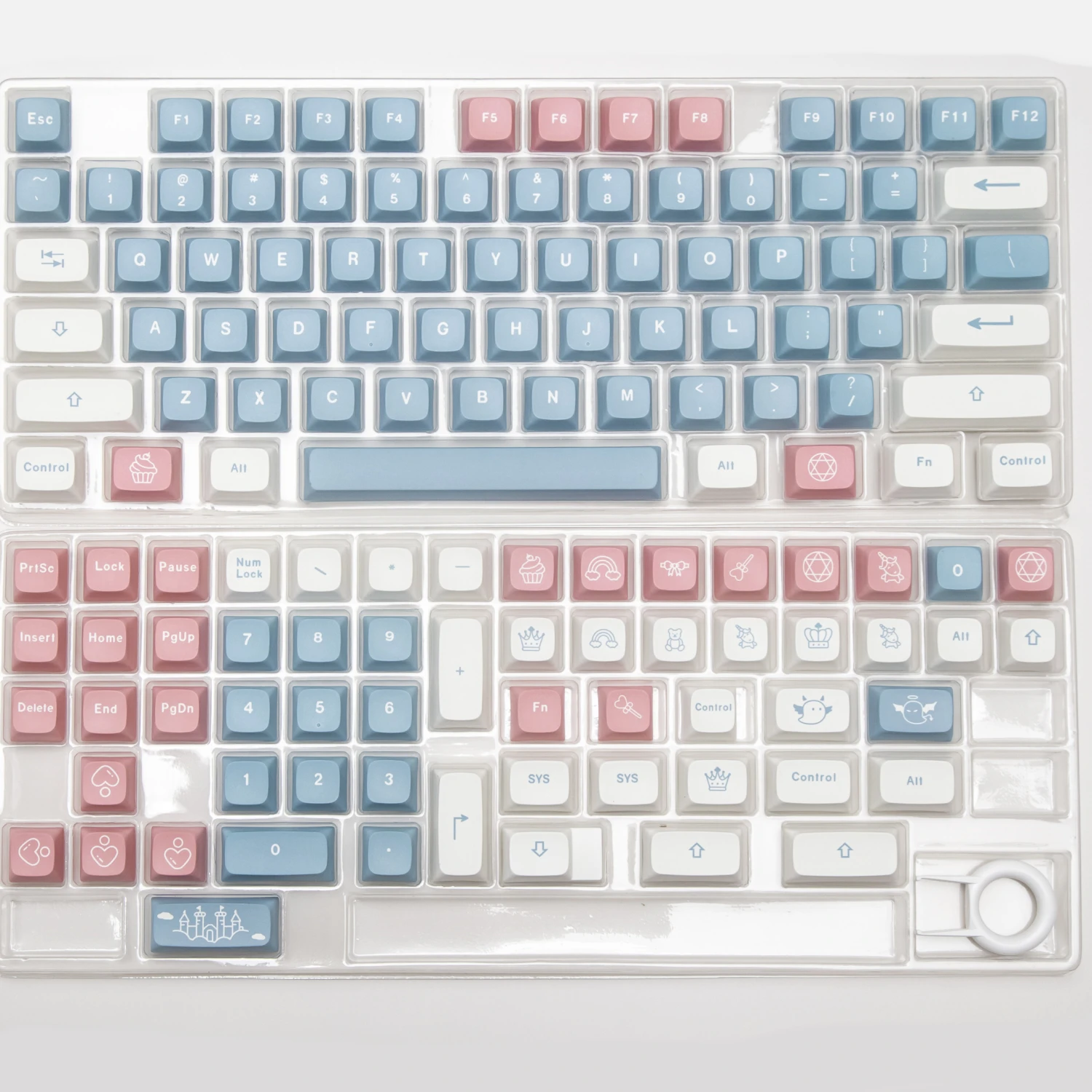 134 Keys Sky City Keycaps XDA Profile PBT Dye Sublimation for MX Switch Fits 61 64 68 87 96 104 108 Mechanical Keyboard |